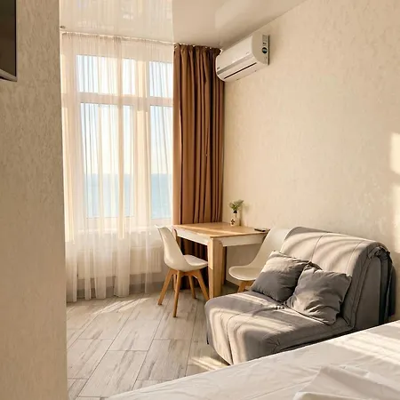 Apartmán прямой вид на море 44 жемчужина аркадия паркинг *
